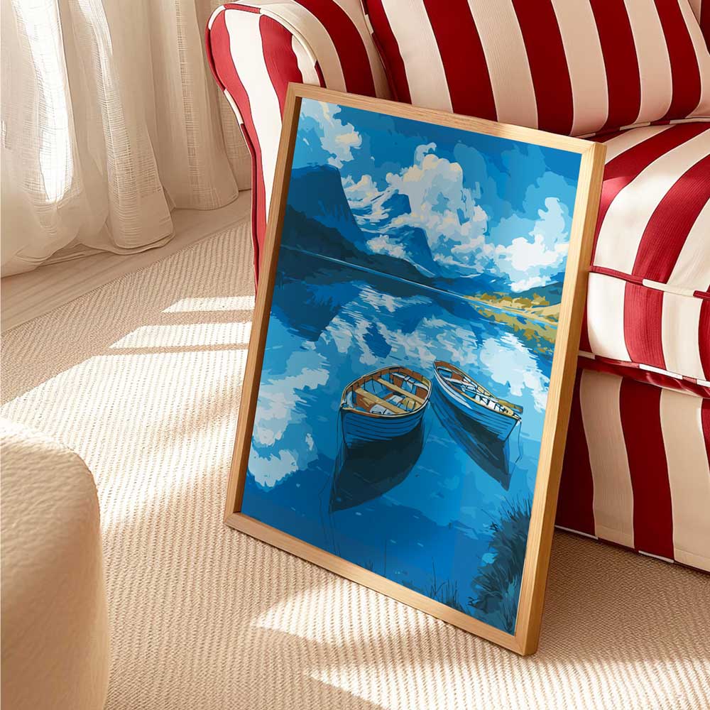 Boats on the Lake - Paint By Numbers Kit