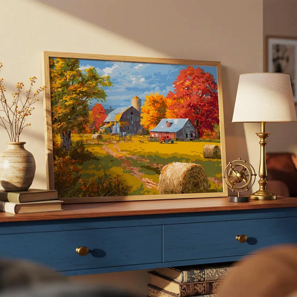 Autumn in the Countryside - Paint By Numbers Kit