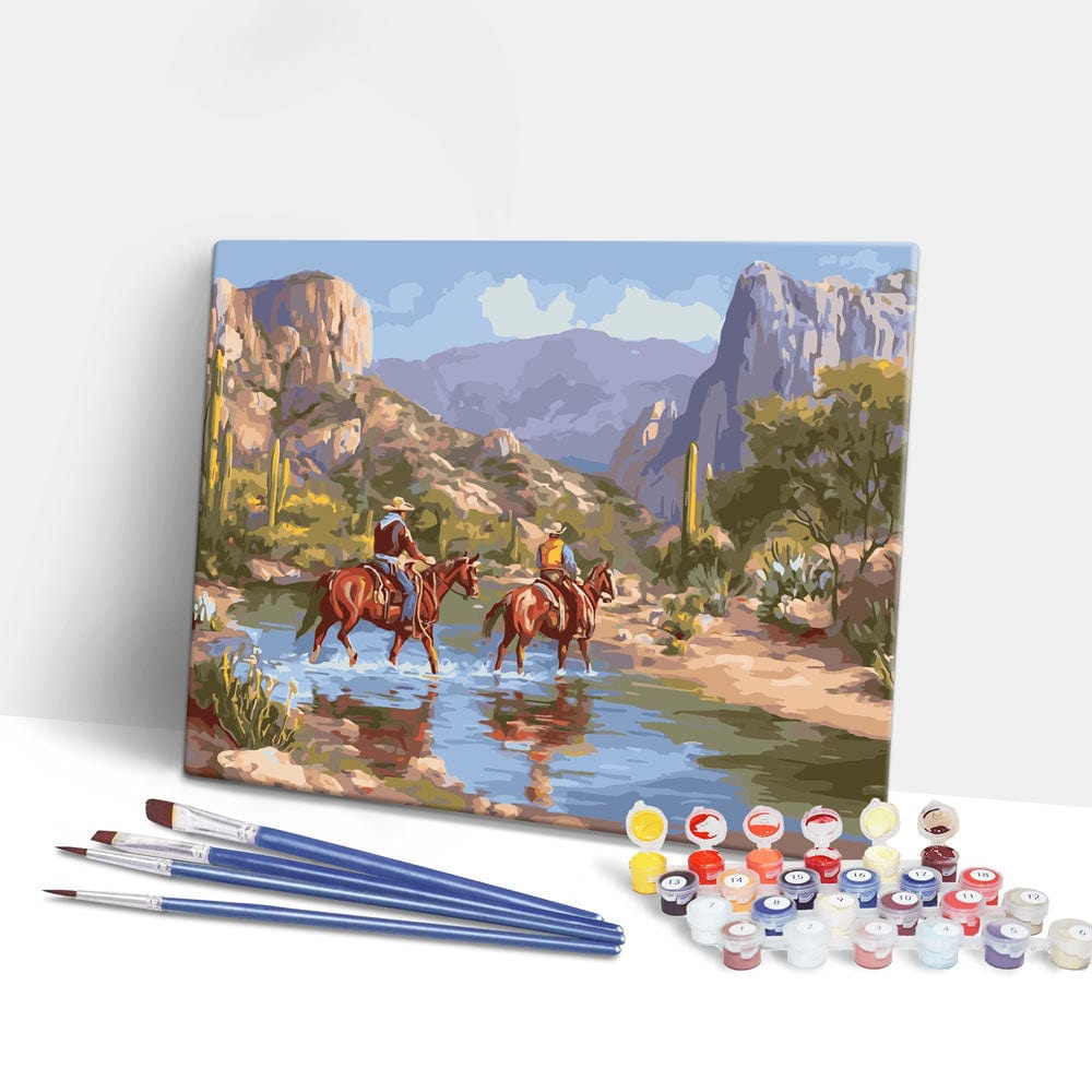 Canyon Riders - Paint By Numbers Kit