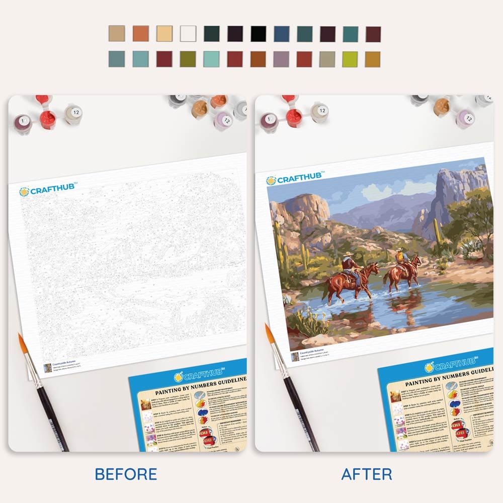 Canyon Riders - Paint By Numbers Kit