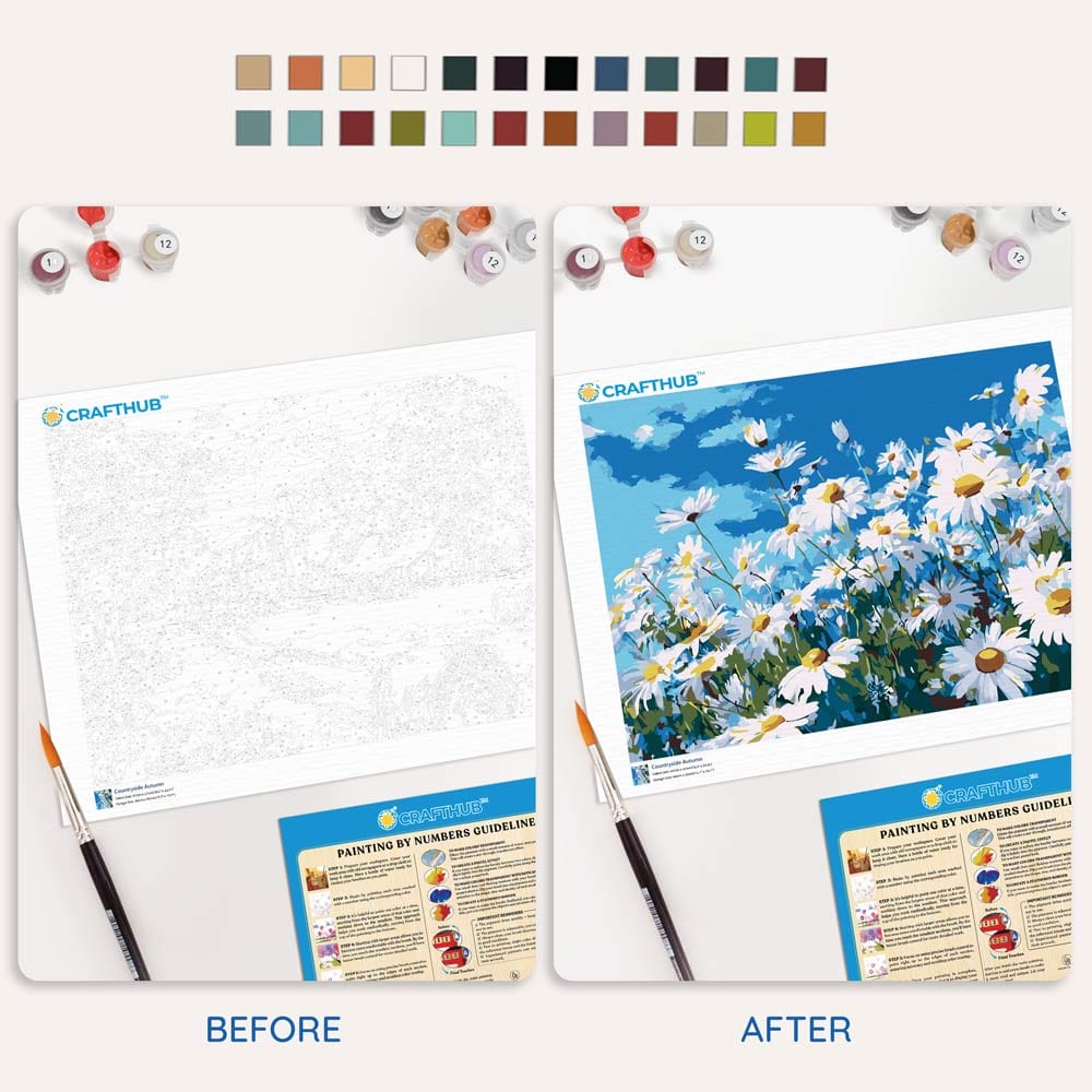 Summer Daisies - Paint By Numbers Kit