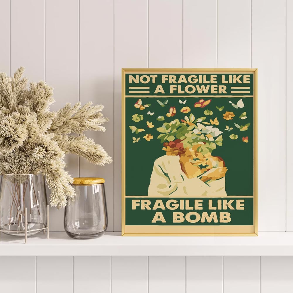 Fragile Like A Bomb - Paint By Numbers Kit