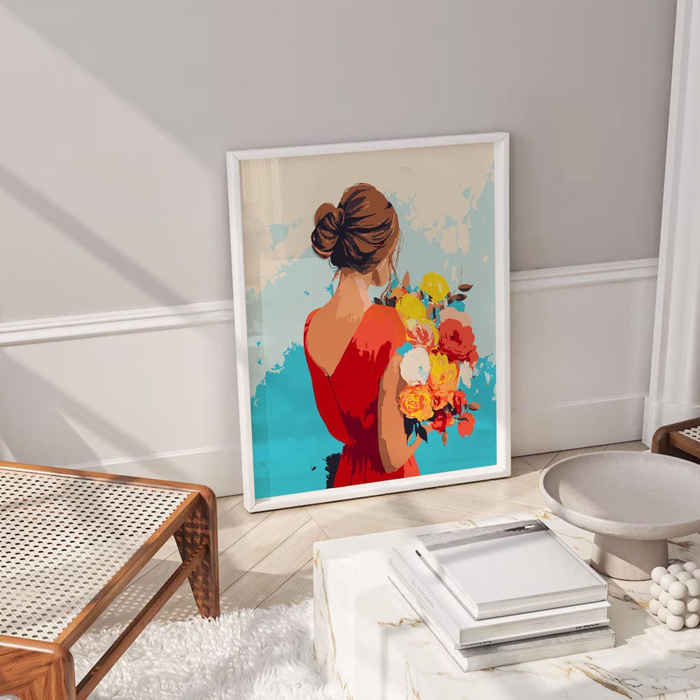 Lady In Red - Paint By Numbers Kit