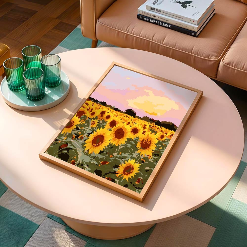 Sunflower Field - Paint By Numbers Kit