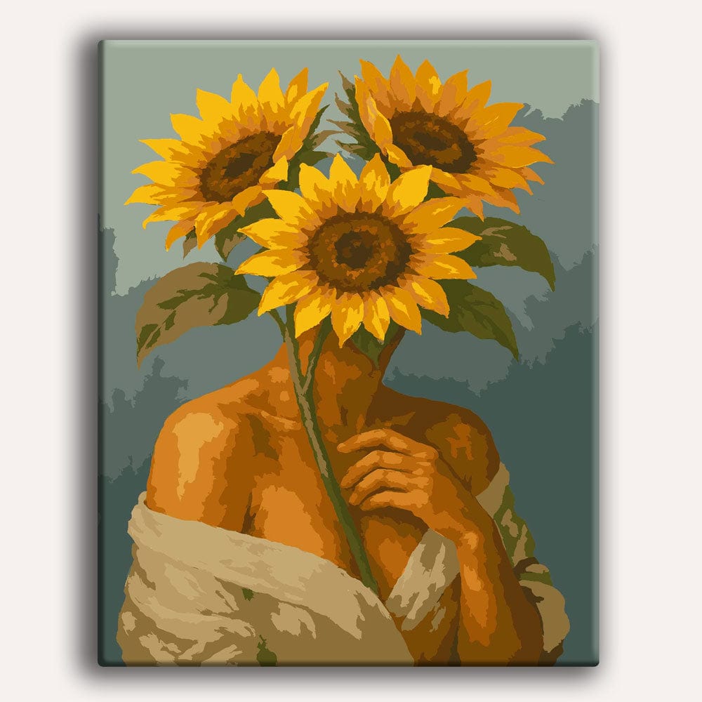 Sunflower love - Paint By Numbers Kit