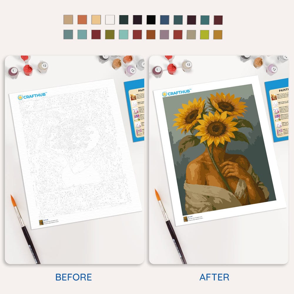 Sunflower love - Paint By Numbers Kit