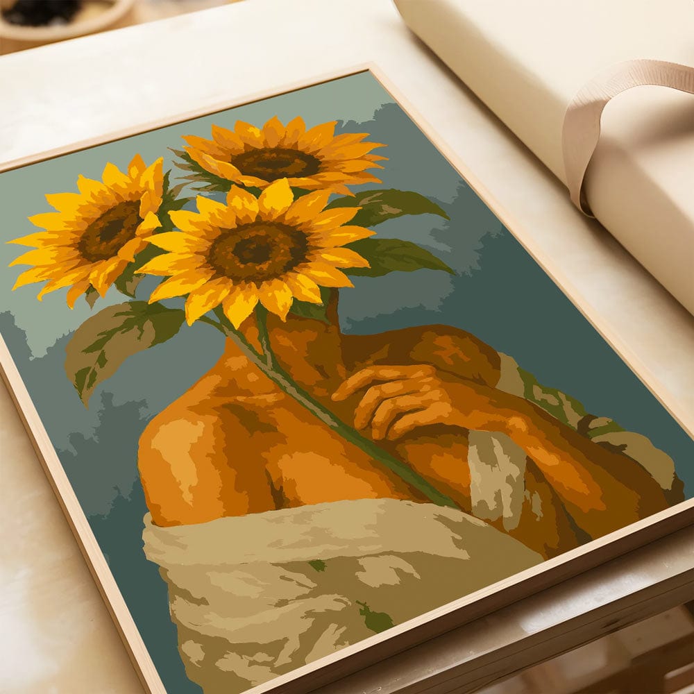 Sunflower love - Paint By Numbers Kit