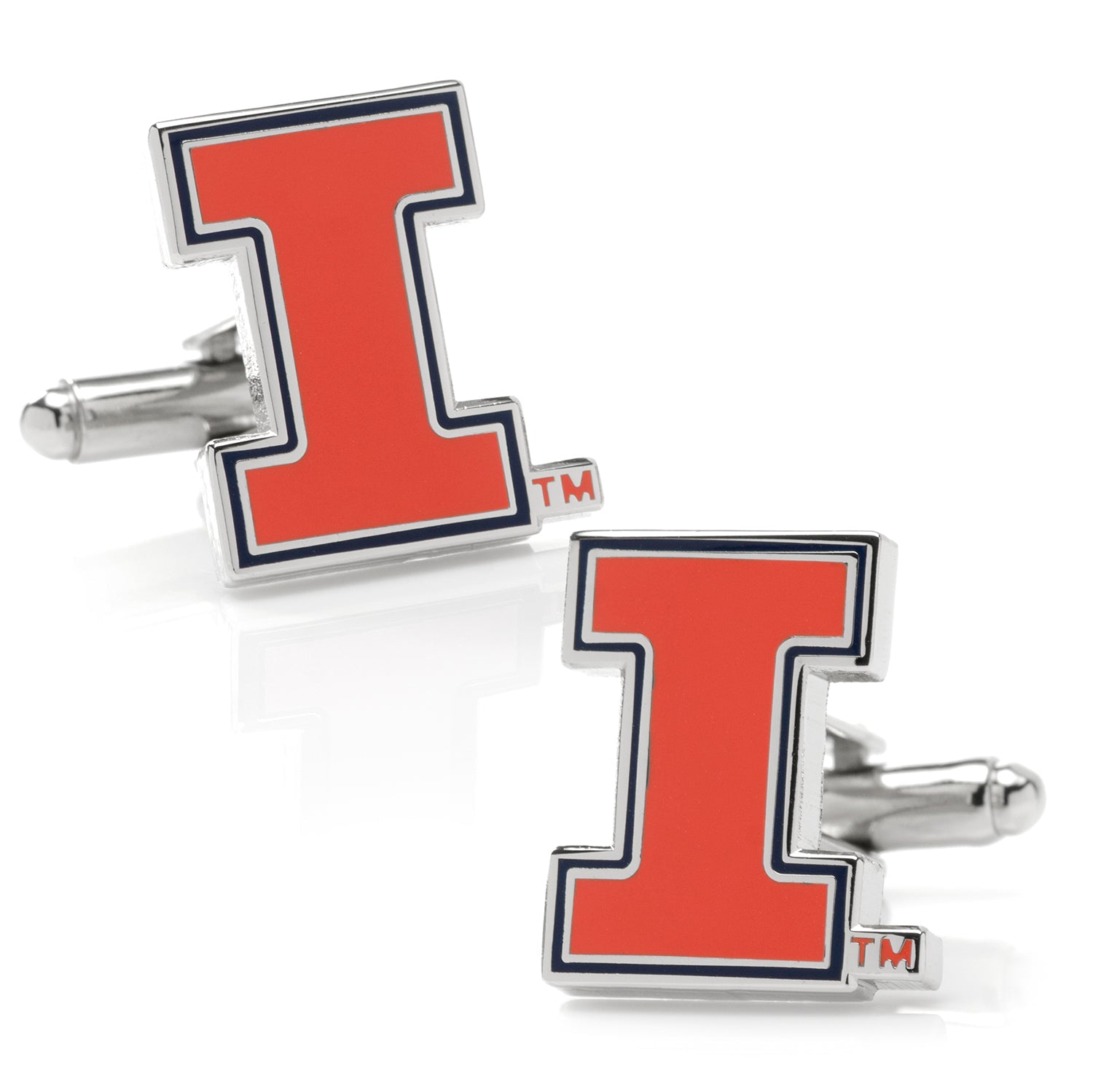 NCAA University of Illinois Fighting Illini Cufflinks