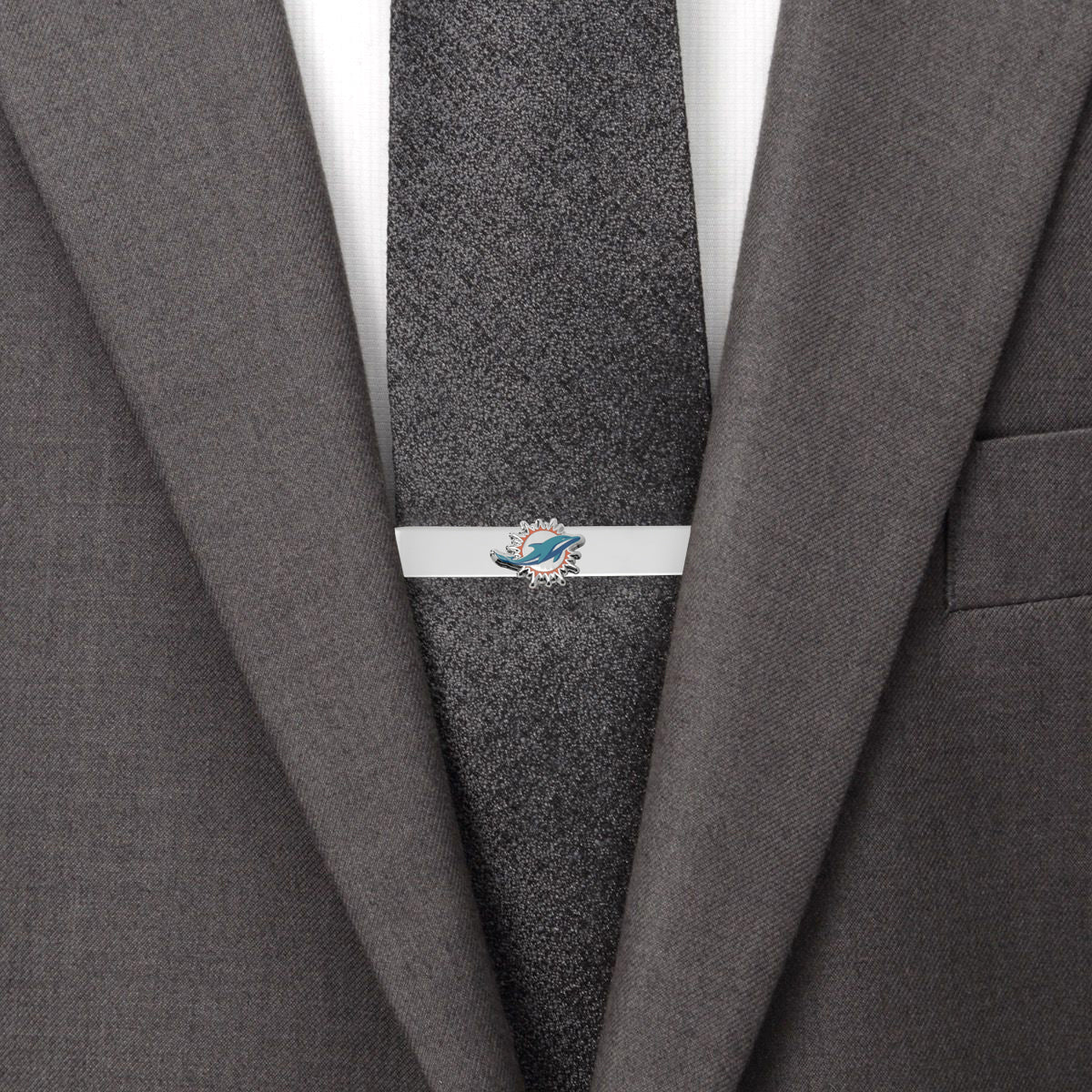 NFL Miami Dolphins Cufflinks and Tie Bar Gift Set