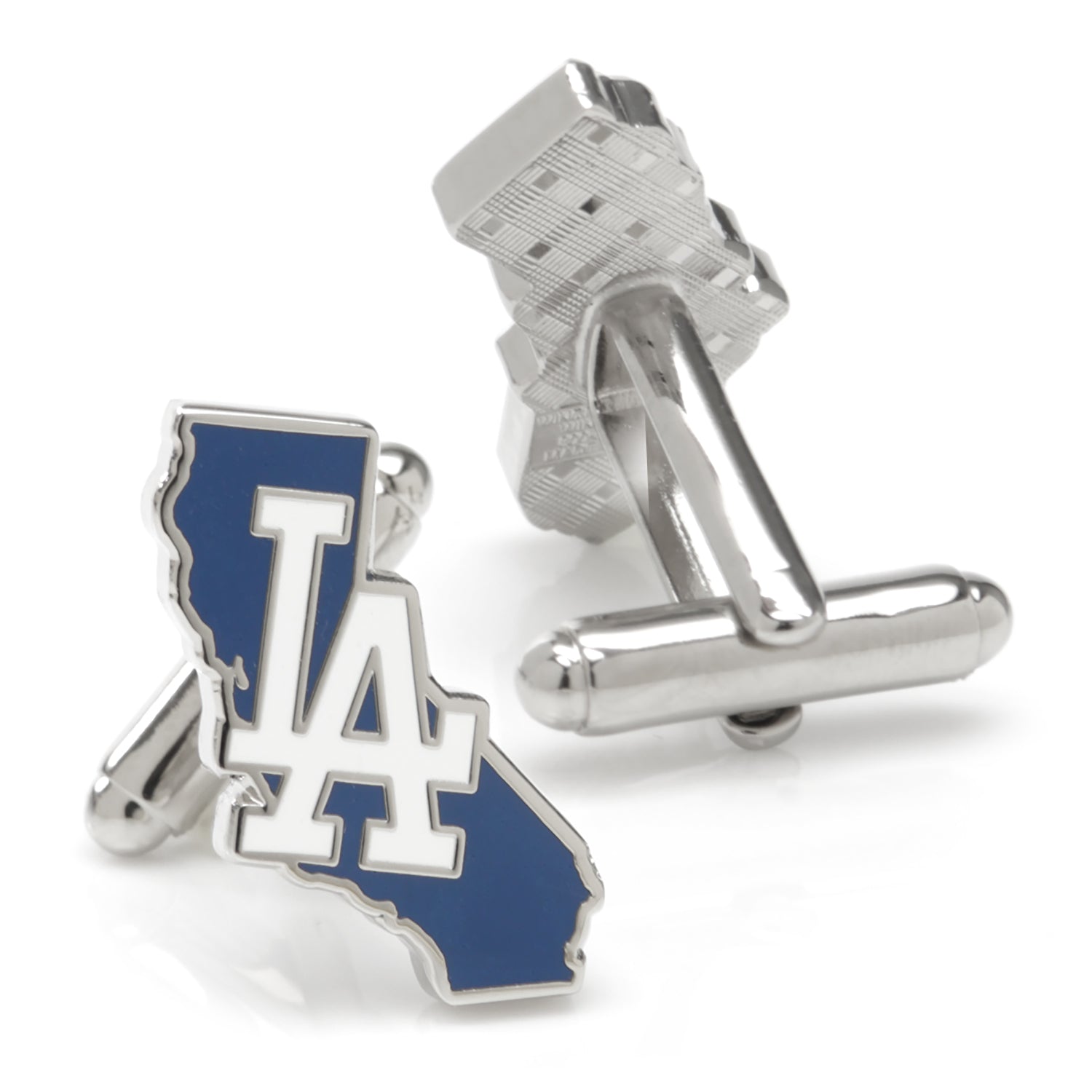MLB LA Dodgers State Shaped Cufflinks