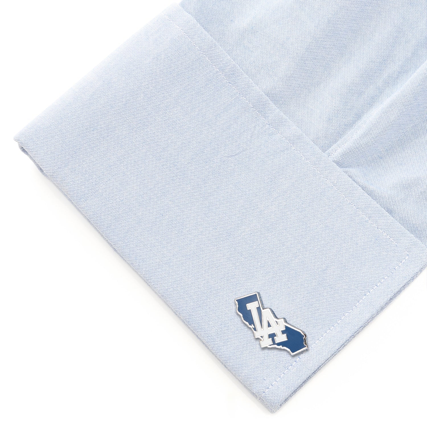 MLB LA Dodgers State Shaped Cufflinks
