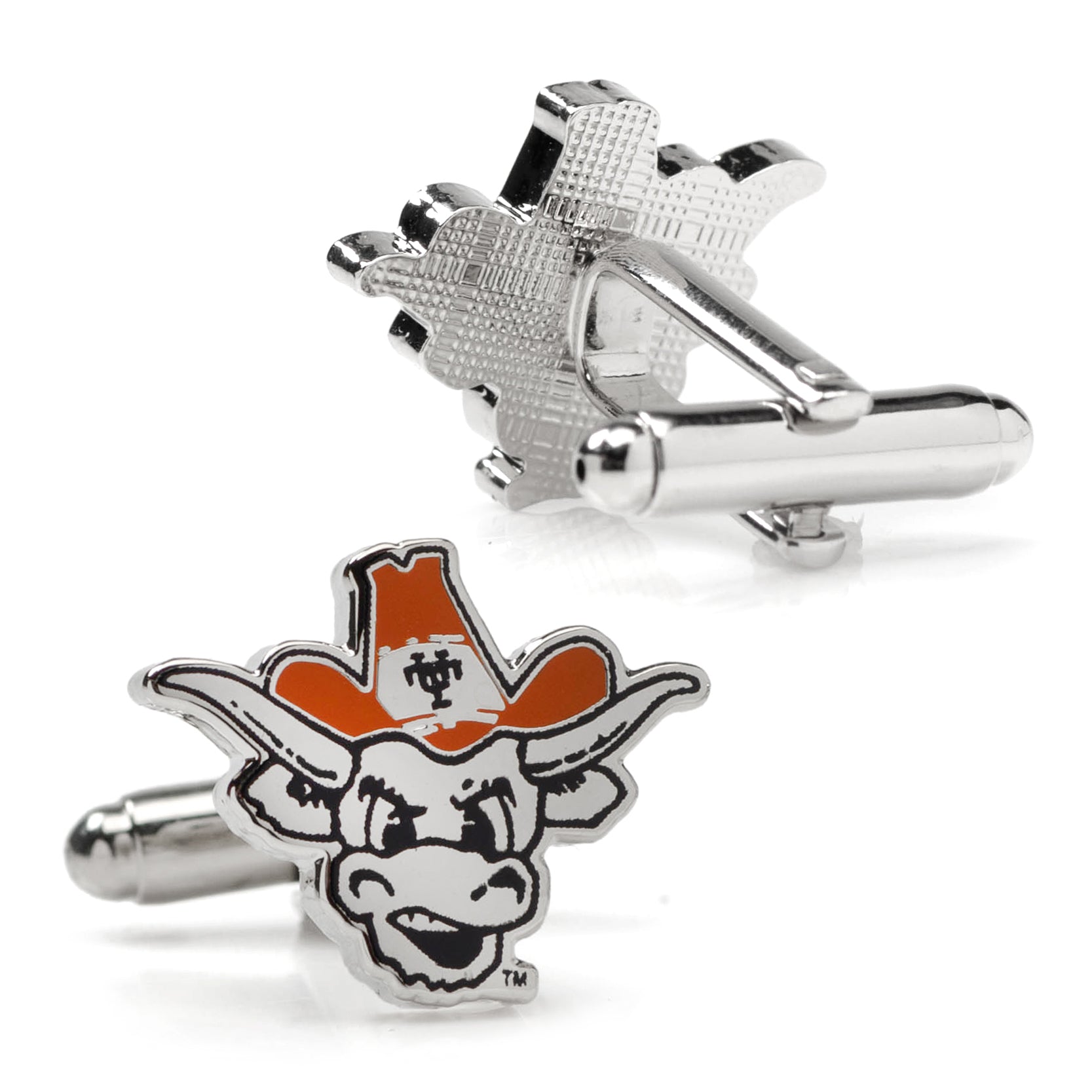 NCAA University of Texas Bevo Cufflinks