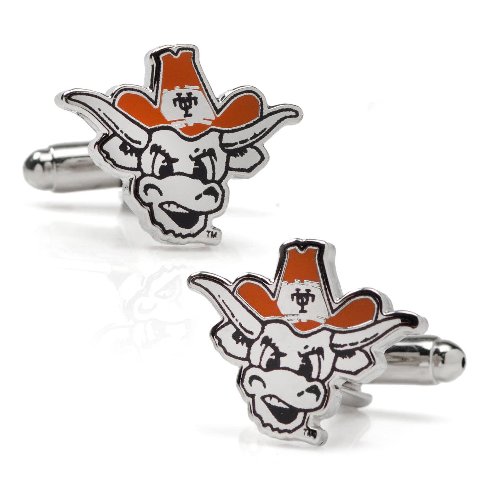 NCAA University of Texas Bevo Cufflinks