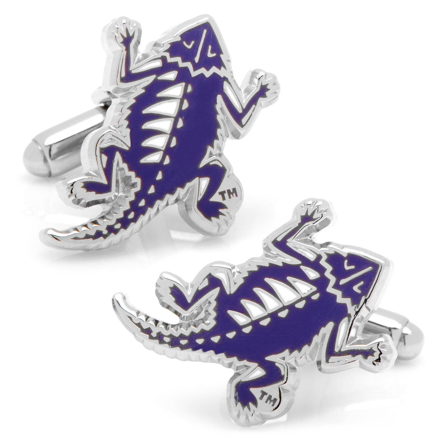 NCAA TCU Horned Frog Throwback Cufflinks