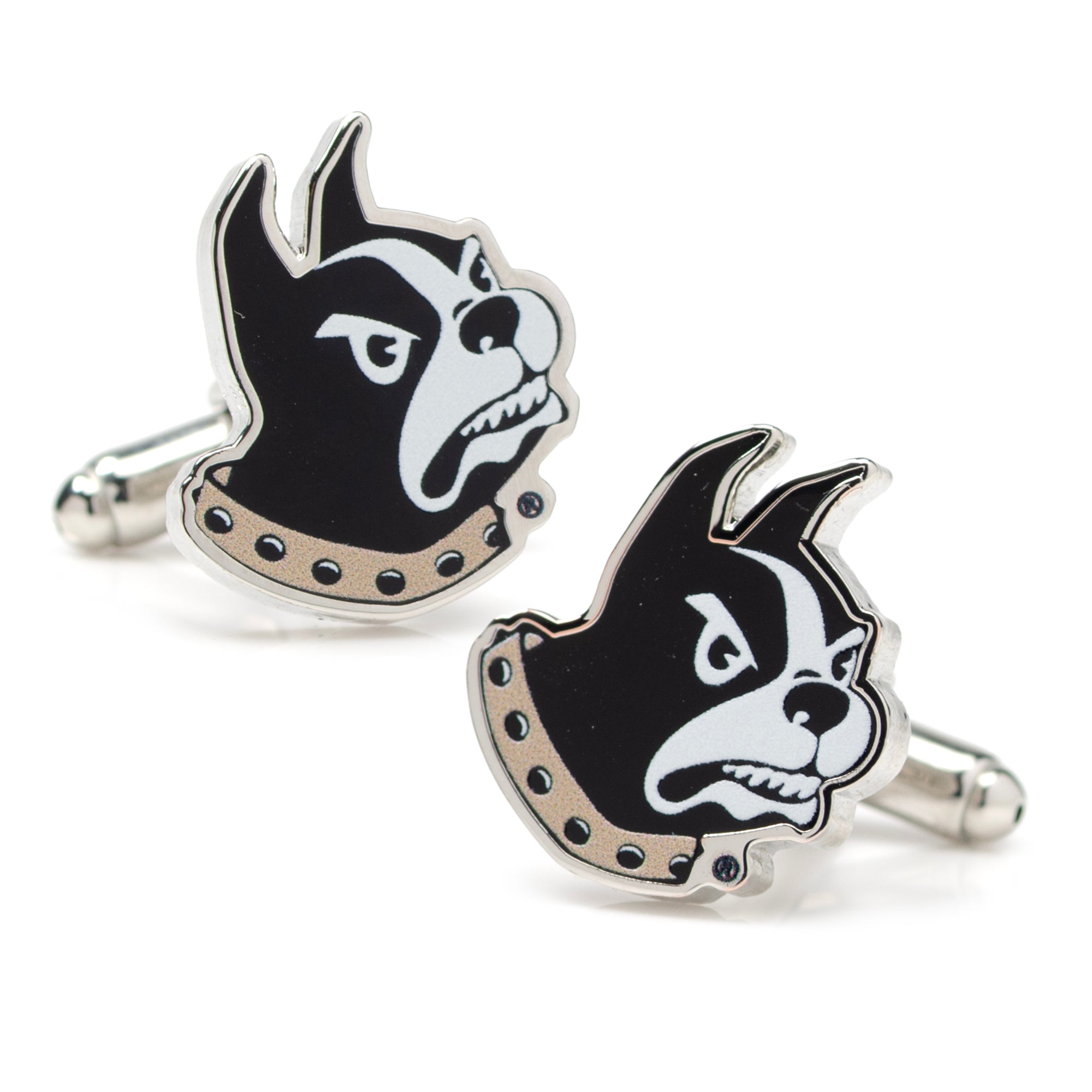 NCAA Wofford College Terrier Mascot Cufflinks