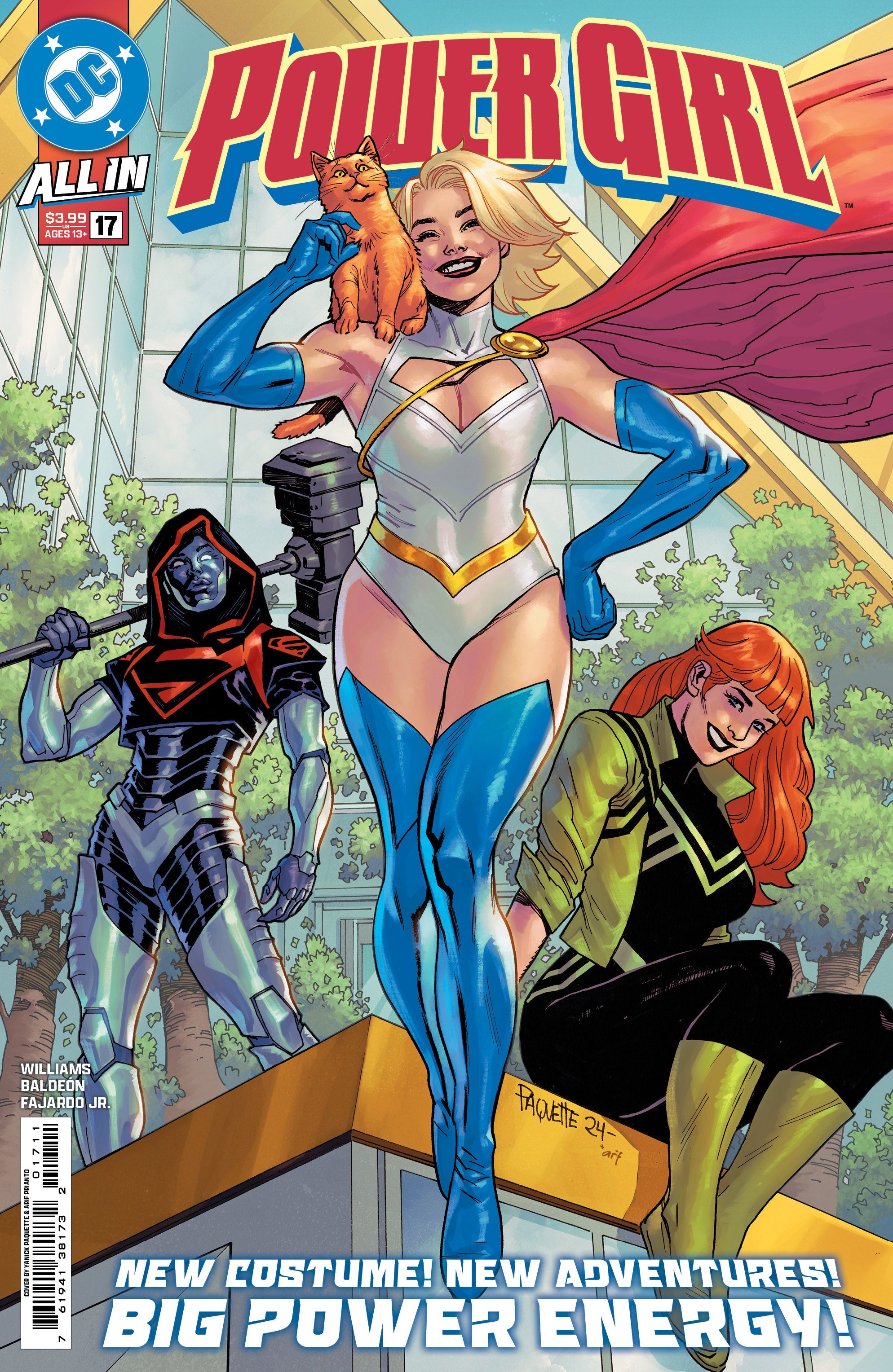 Power Girl #17 A Yanick Paquette Leah Williams (01/22/2025) Dc