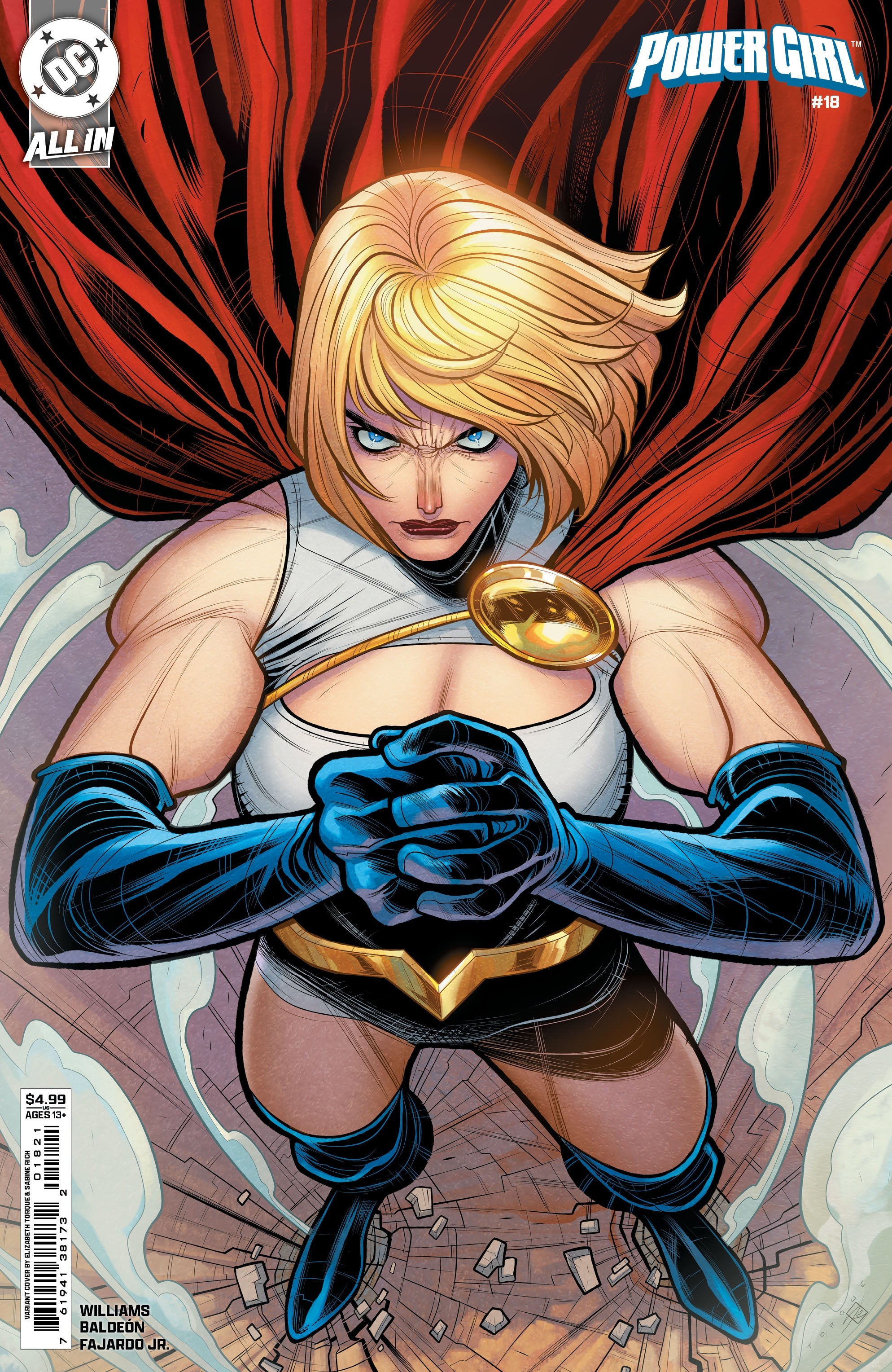 Power Girl #18 B Elizabeth Torque Variant (02/26/2025) Dc