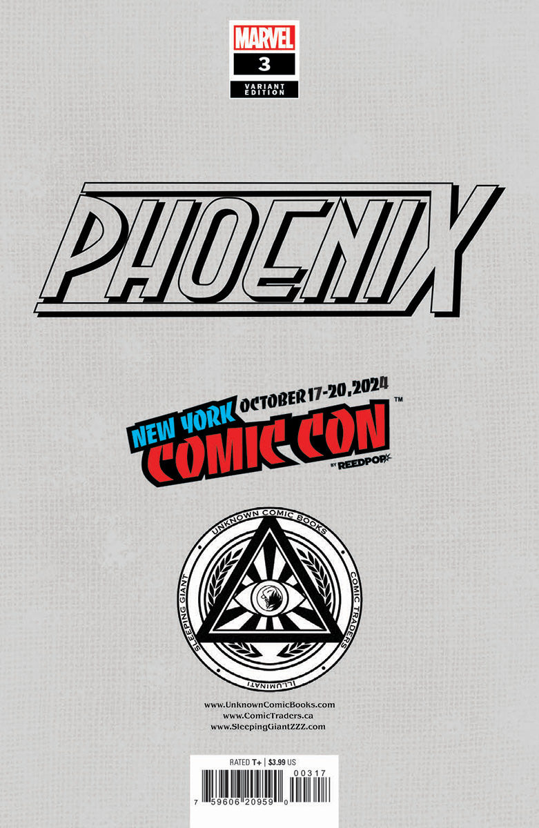 [Foil] Phoenix #3 Unknown Comics Exclusive Nathan Szerdy Virgin Nycc 2024 Var (10/23/2024)