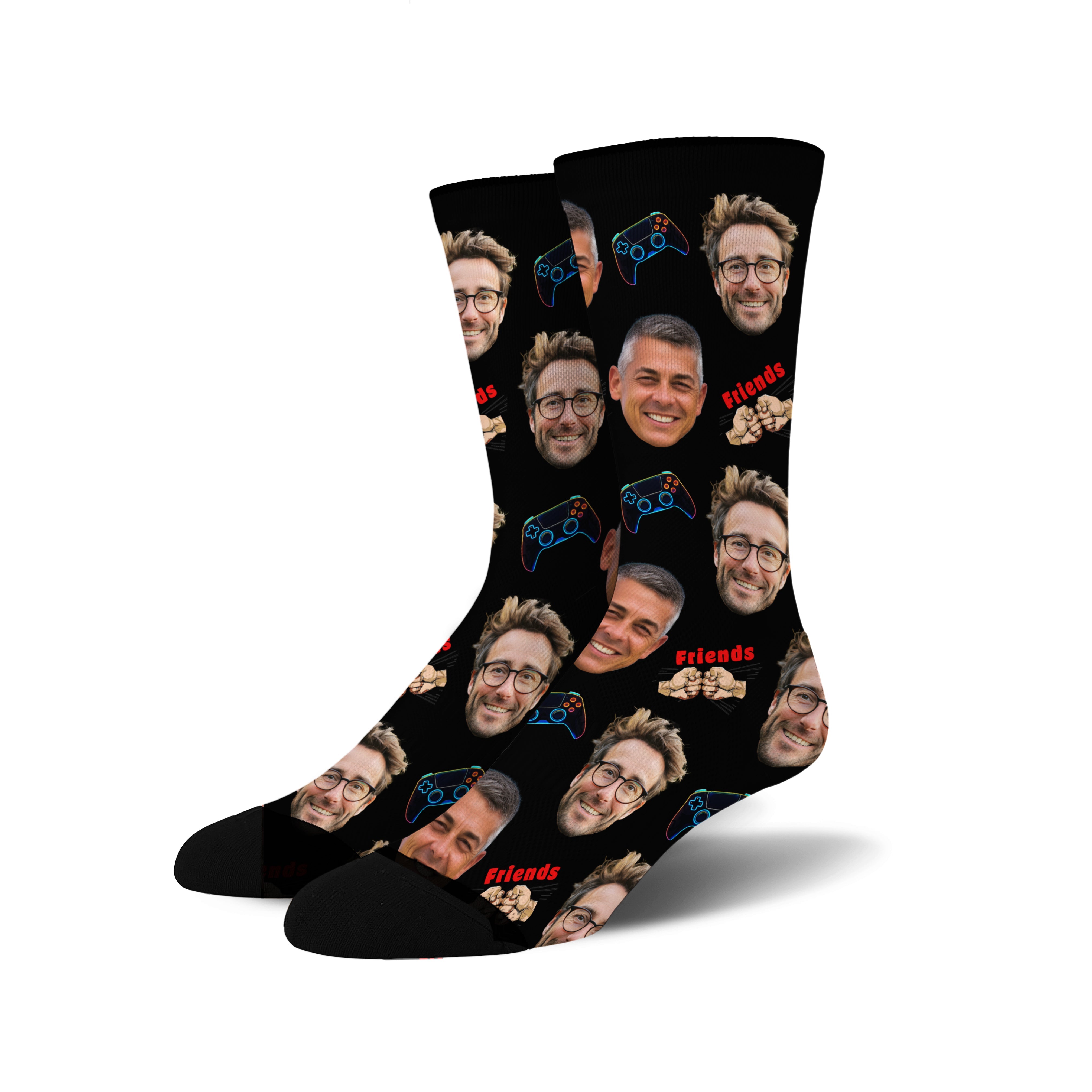 Custom Face Socks -  Gaming Buddies