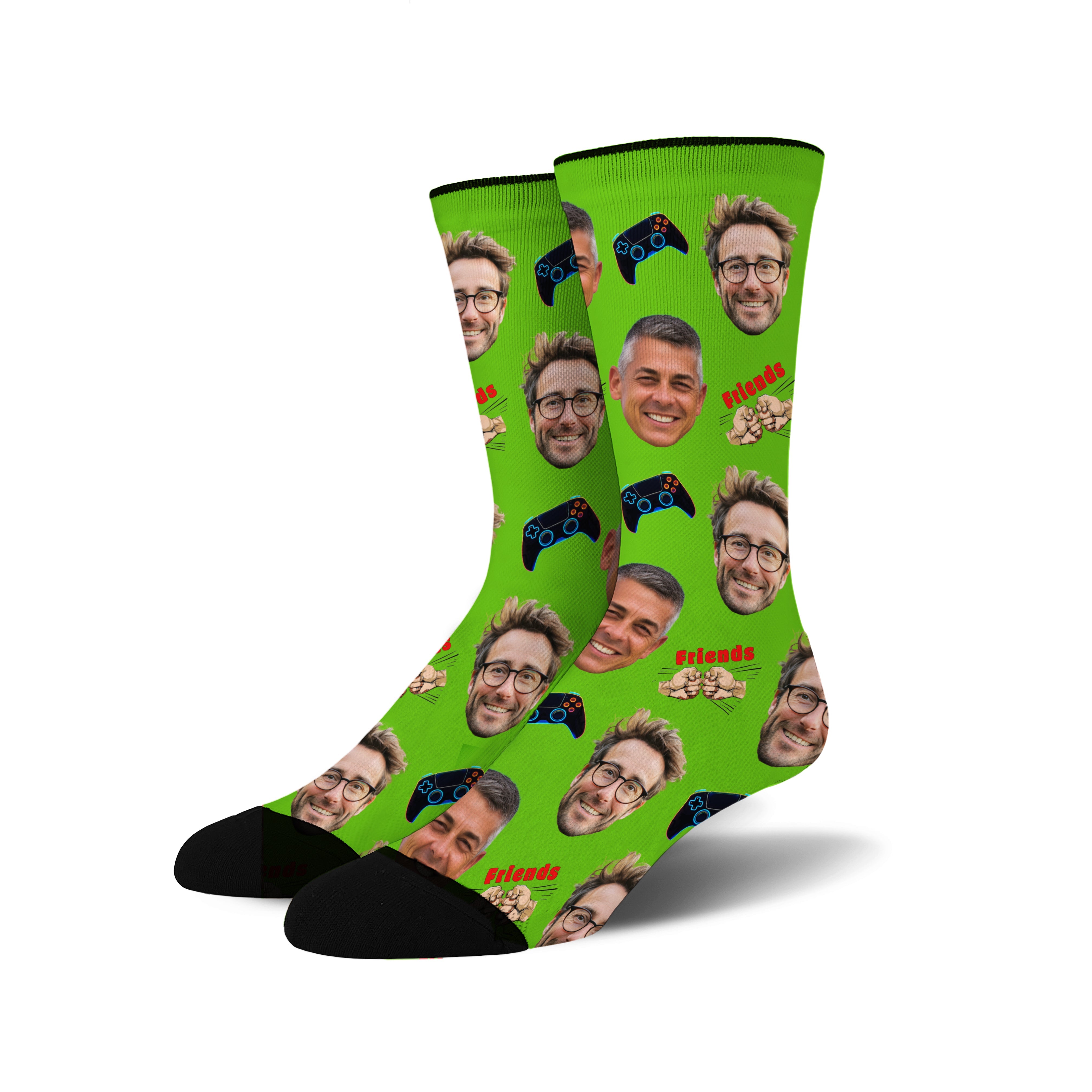 Custom Face Socks -  Gaming Buddies