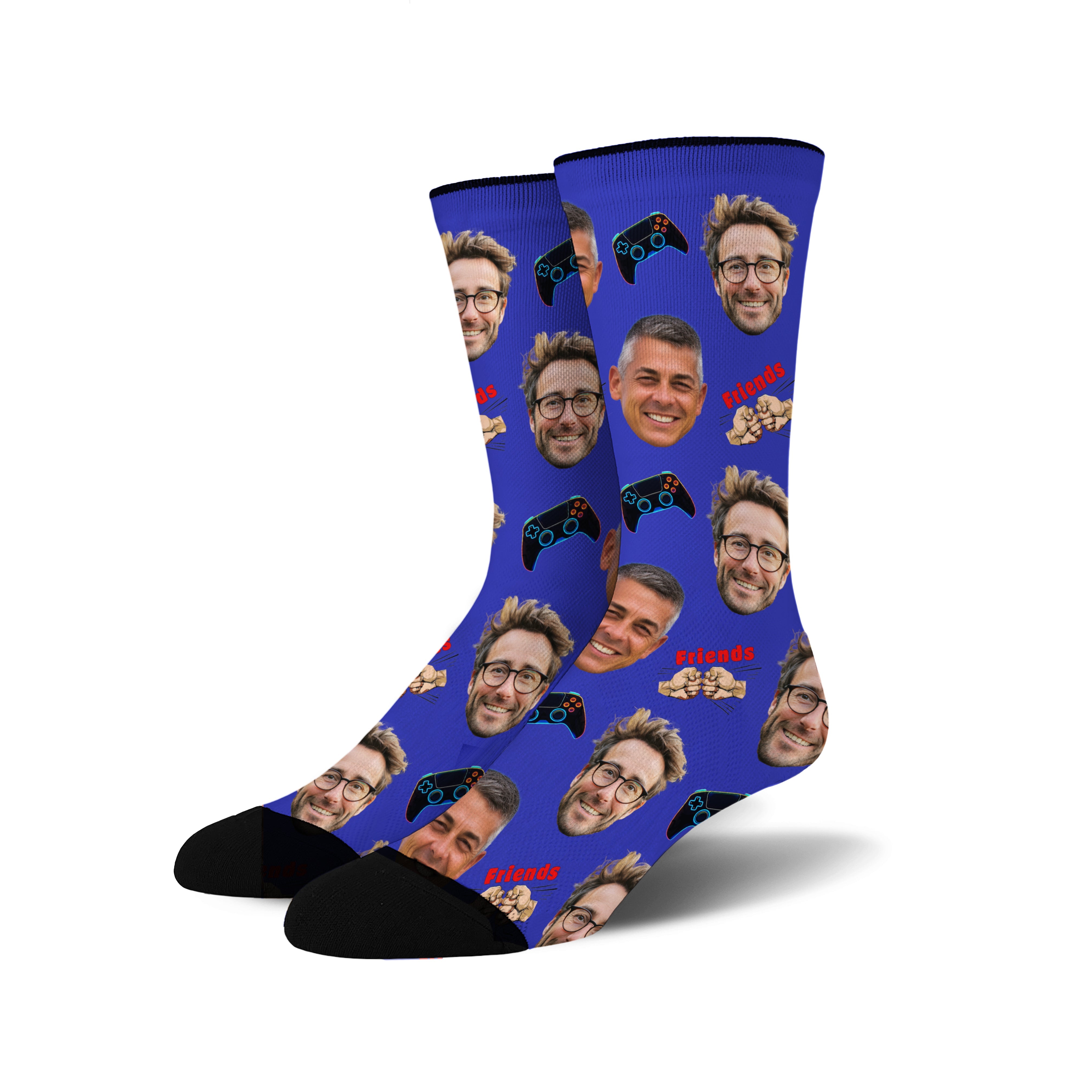Custom Face Socks -  Gaming Buddies