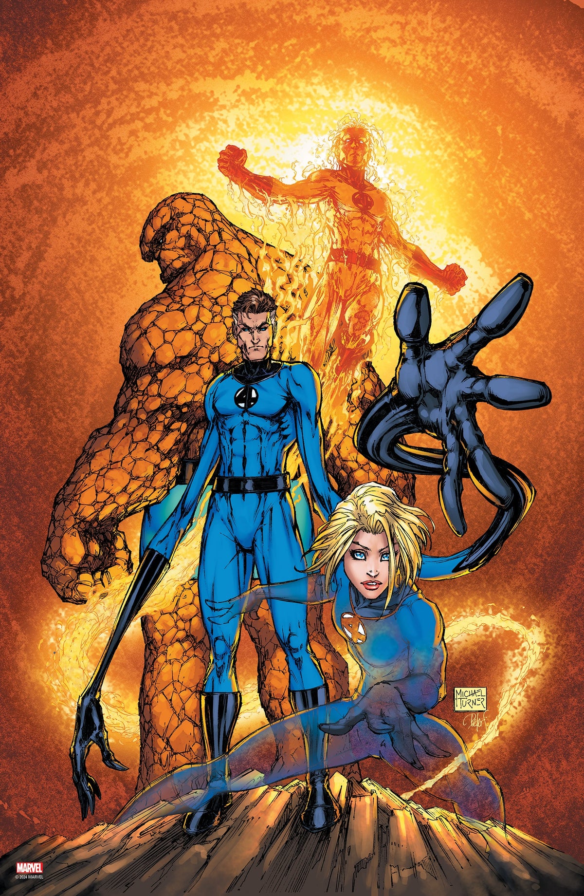 The Marvel Art of Michael Turner - Print FANTASTIC FOUR