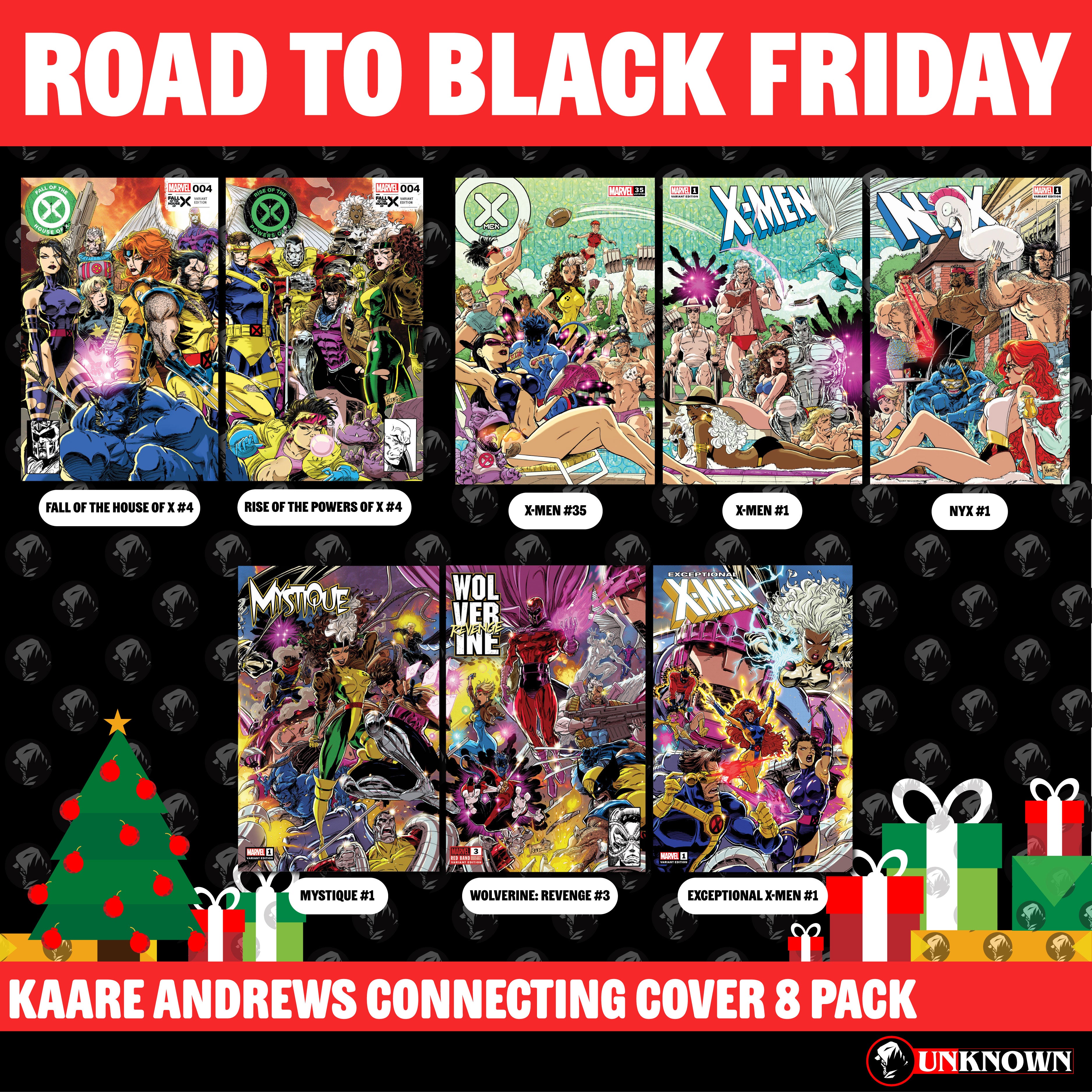 [8 PACK] KAARE ANDREWS CONNECTING COVERS EXCLUSIVES [RISE/FALL, POOL PARTY, SENTINELS] [IN STOCK]