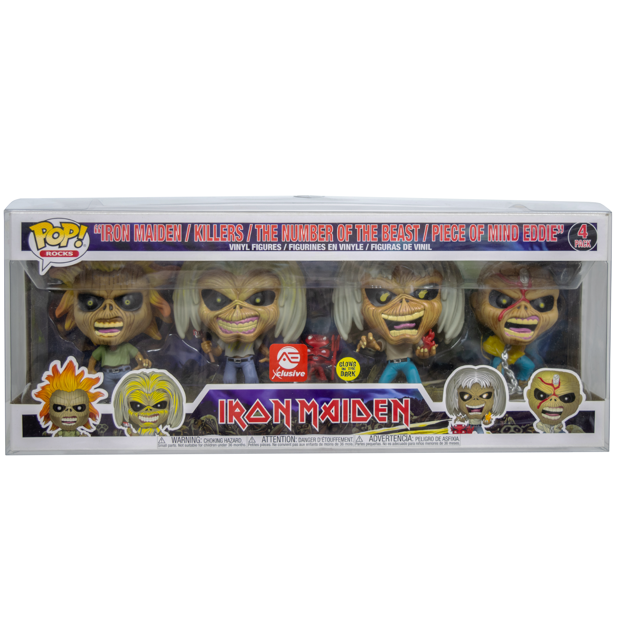 4-Pack Iron Maiden 2020 PopShield Protector