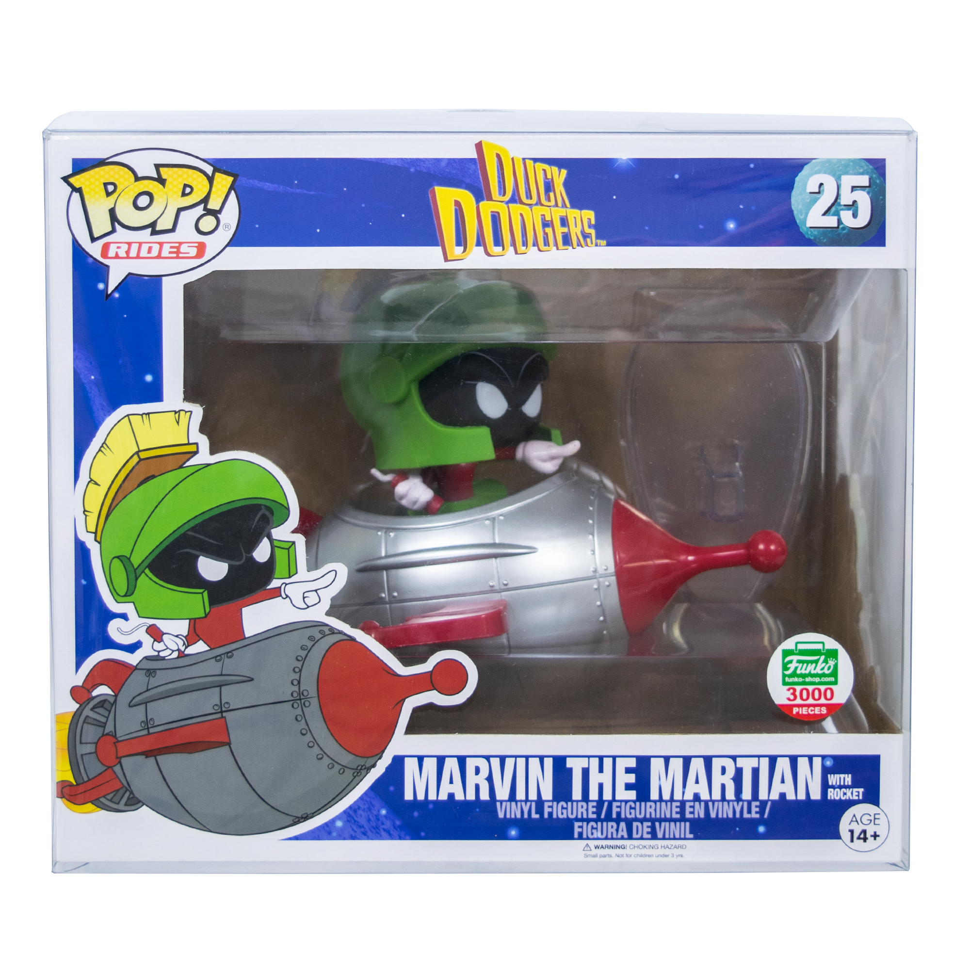 Rides Marvin the Martian with Rocket PopShield Protector