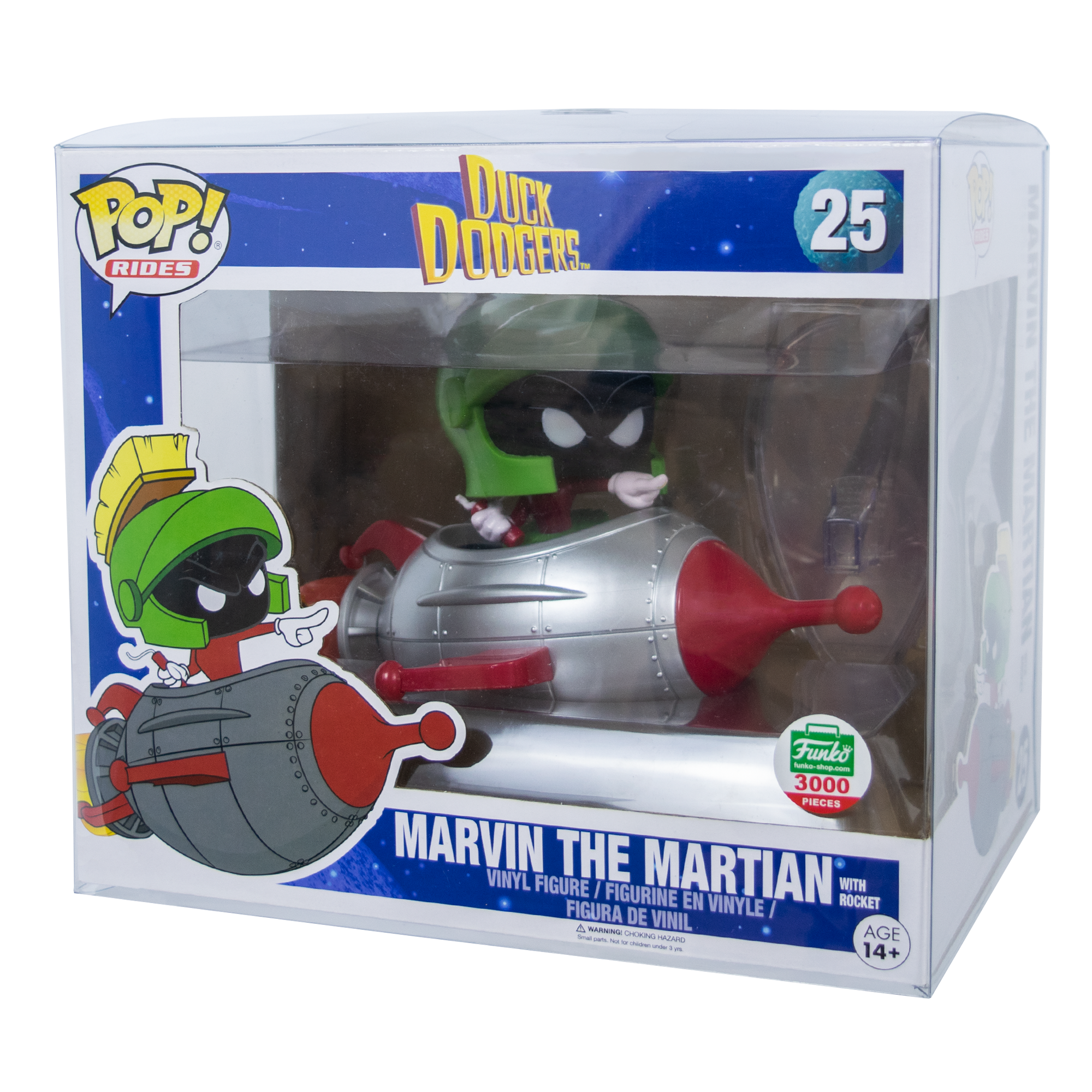 Rides Marvin the Martian with Rocket PopShield Protector