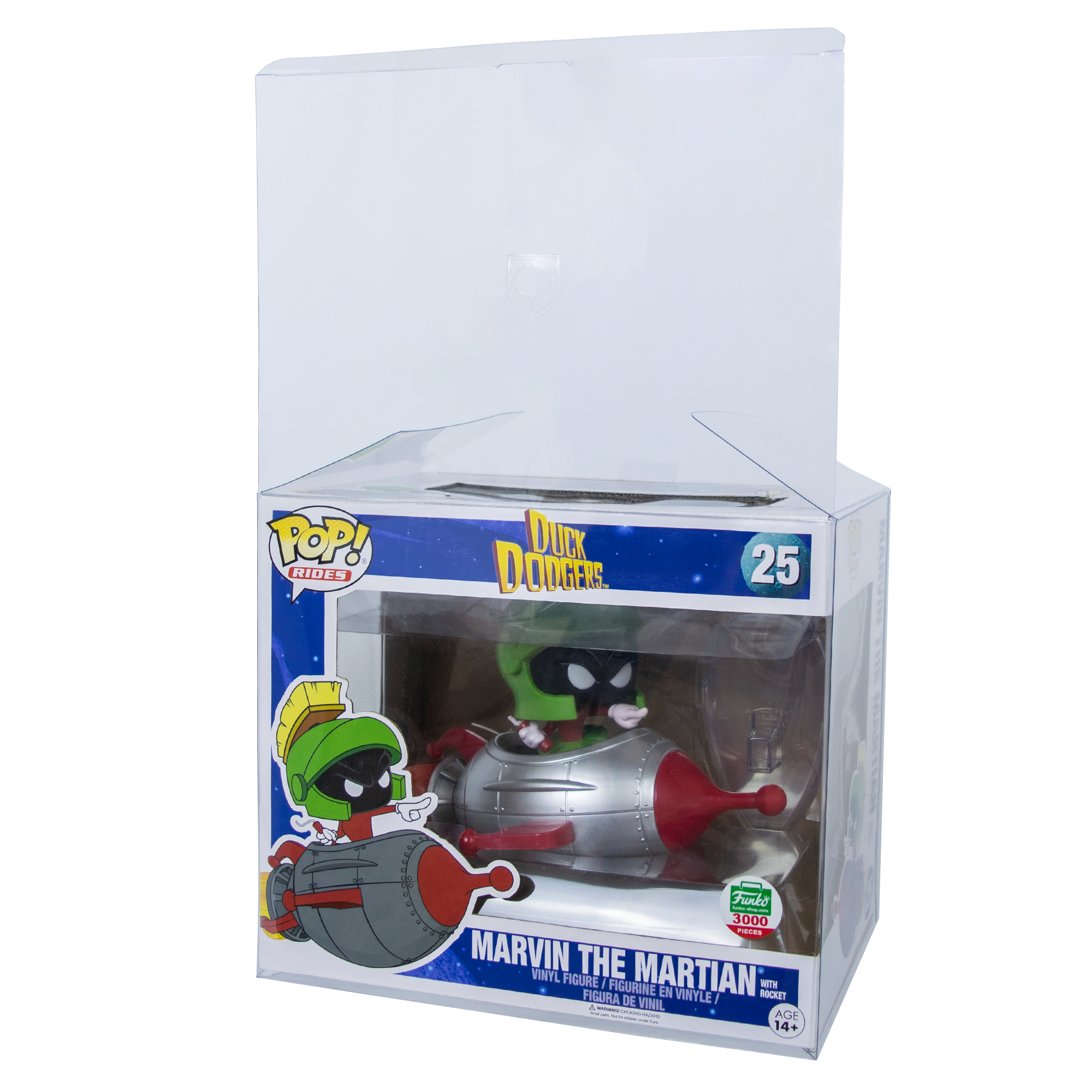 Rides Marvin the Martian with Rocket PopShield Protector