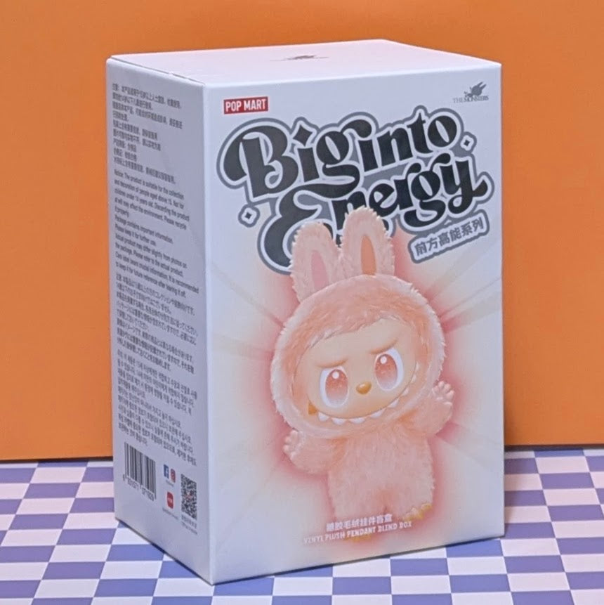 [In Stock] POPMART Big into Energy Series-Vinyl Plush Pendant Blind Box Labubu