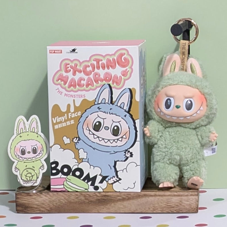 [IN STOCK] POPMART Exciting Macaron Vinyl Face Blind Box Labubu