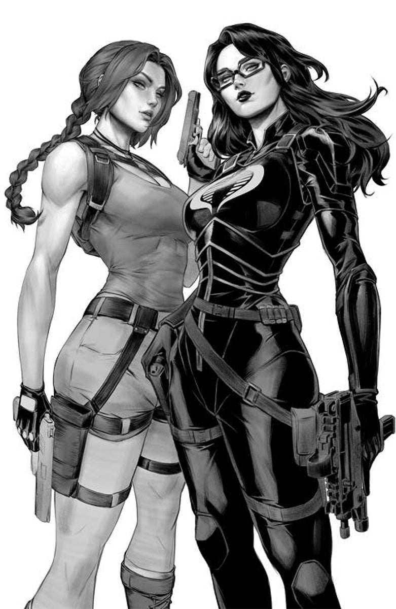 [4 PACK] G.I.JOE A REAL AMERICAN HERO X TOMB RAIDER #1 & #2 EXCLUSIVE VAR (11/04/2026)