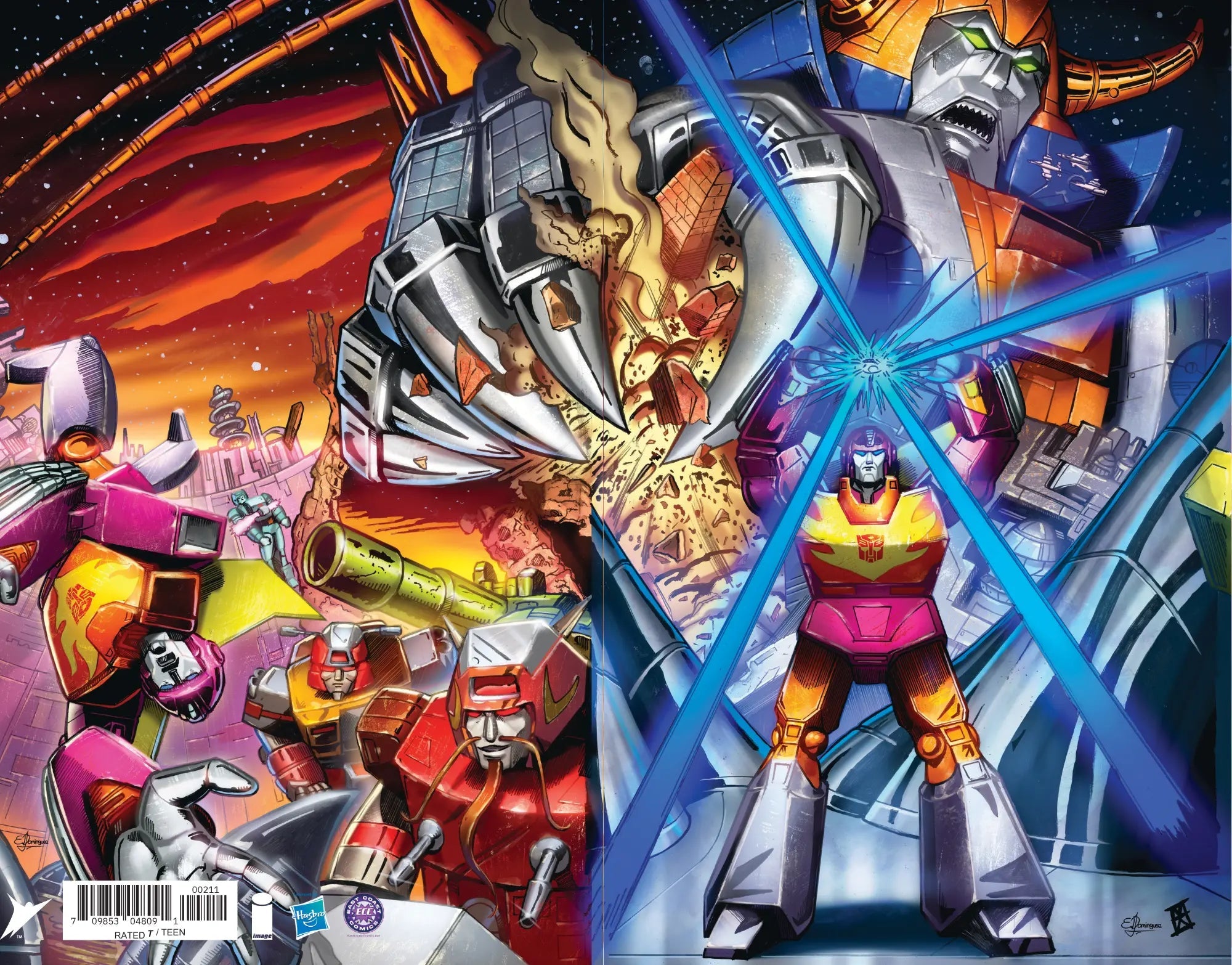 TRANSFORMERS THE MOVIE 40TH ANNIVERSARY EDITION #2 (OF 3) - ECC Michael Watkins Connecting Set Exclusive