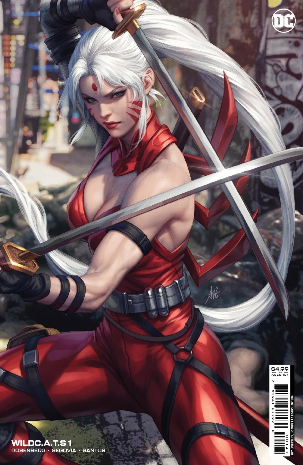 Wildcats #1 C Stanley Artgerm Lau Card Stock Variant (11/08/2022) Dc