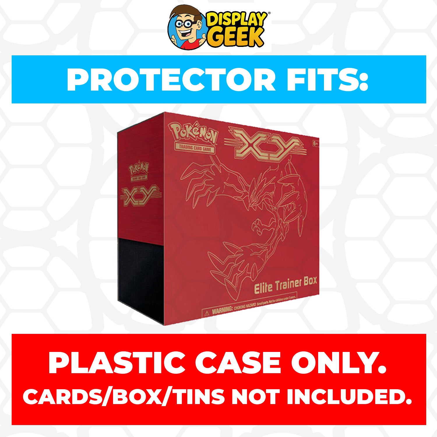 Plastic Protector for Pokemon TCG 2014 XY Base Set Yveltal ETB Elite Trainer Box