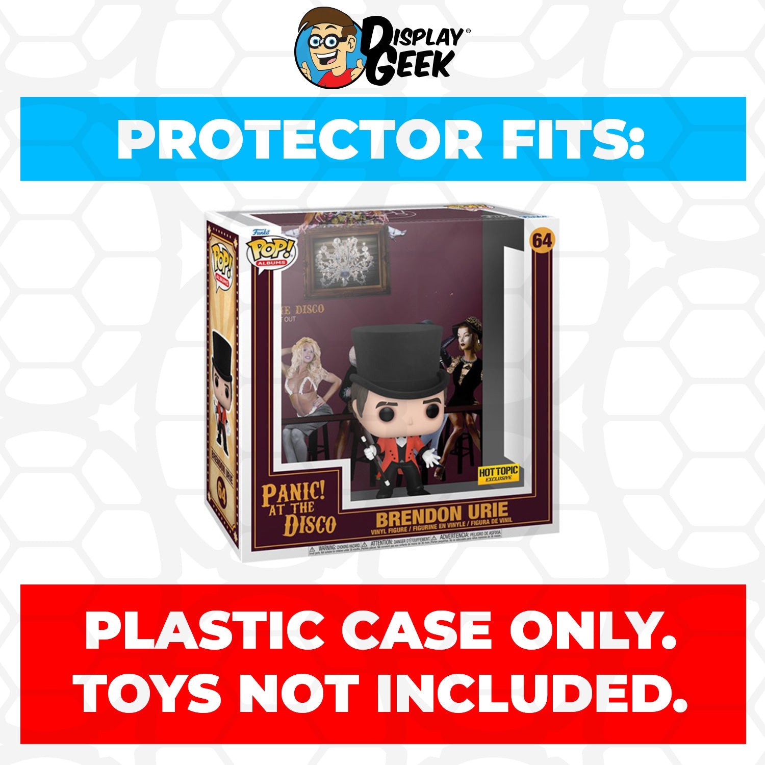 Pop Protector for Panic at the Disco Brendon Urie #64 Funko Pop Albums