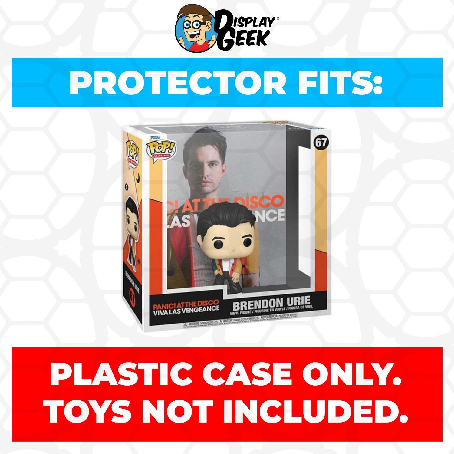 Pop Protector for Panic at the Disco Brendon Urie #64 Funko Pop Albums