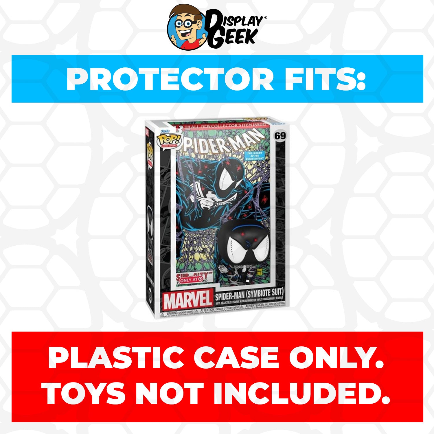 Pop Protector for Spider-Man Symbiote Suit #69 Funko Pop Comic Covers