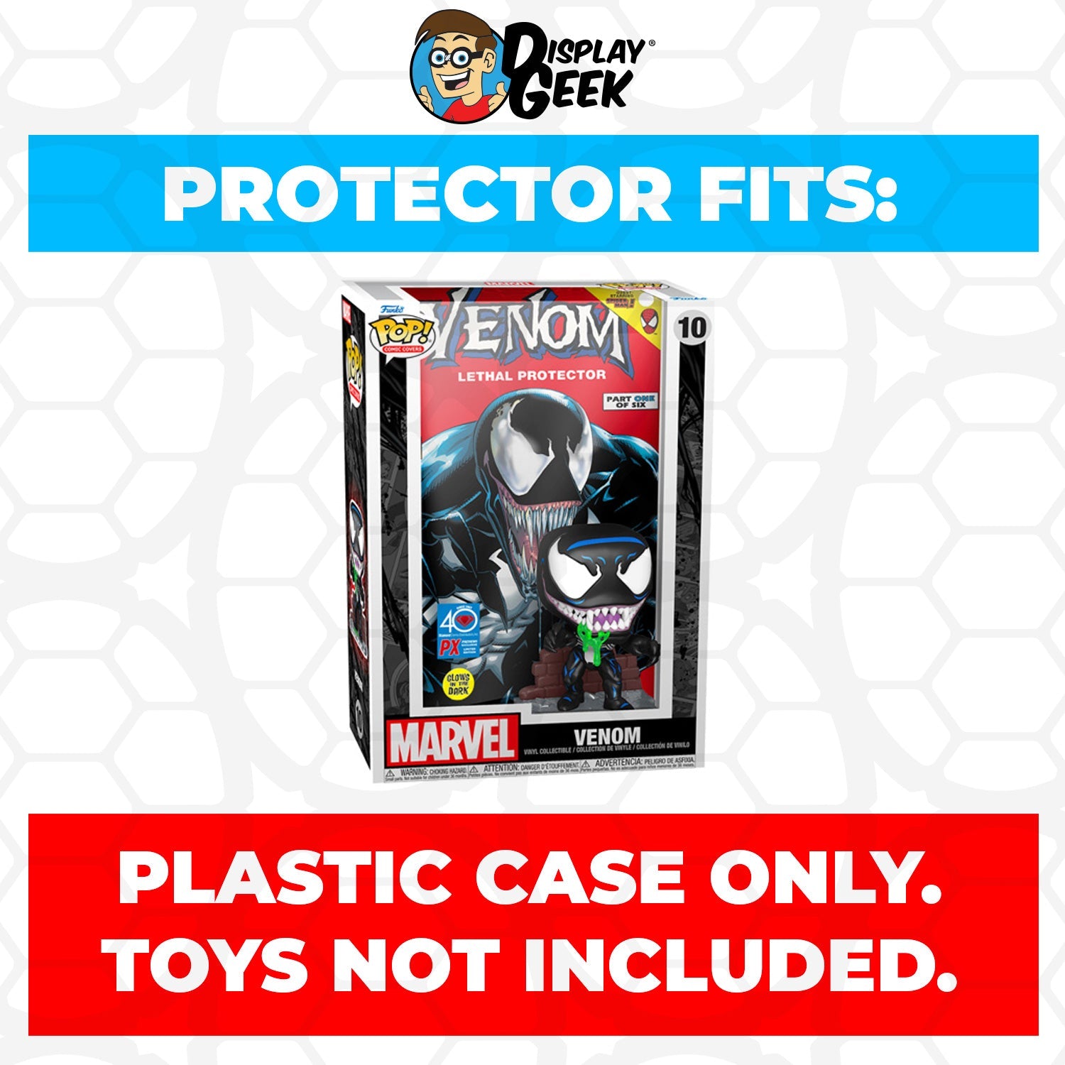 Pop Protector for Venom Lethal Protector #10 Funko Pop Comic Covers