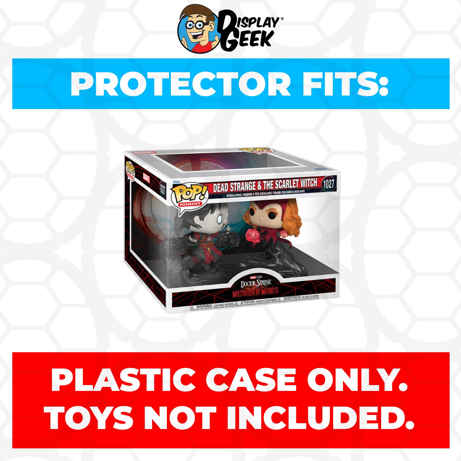 Pop Protector for Dead Strange & The Scarlet Witch #1027 Funko Pop Moment