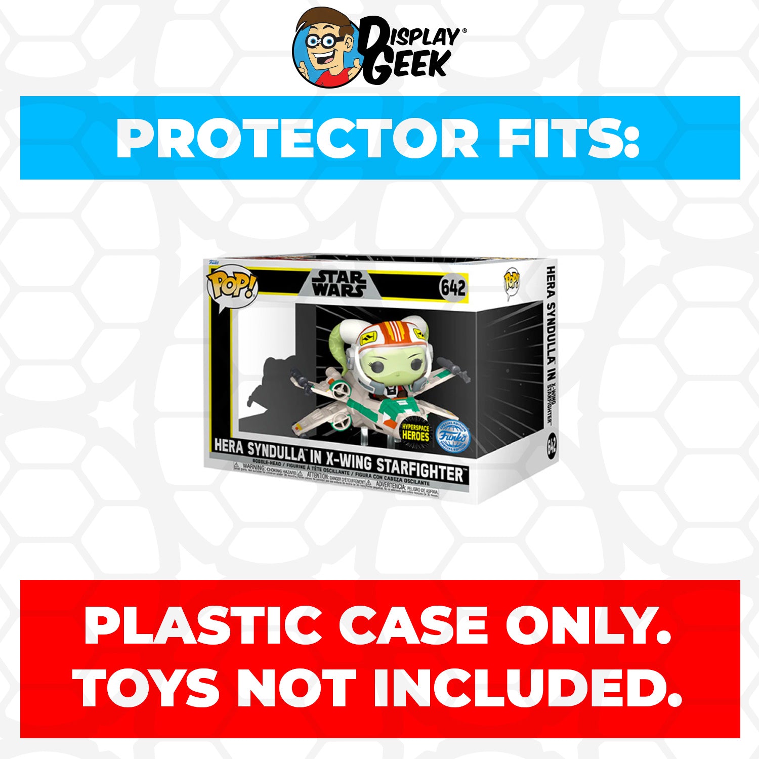 Pop Protector for Funko Pop Rides Zeb Orrelios in the Razor Crest #838 Box