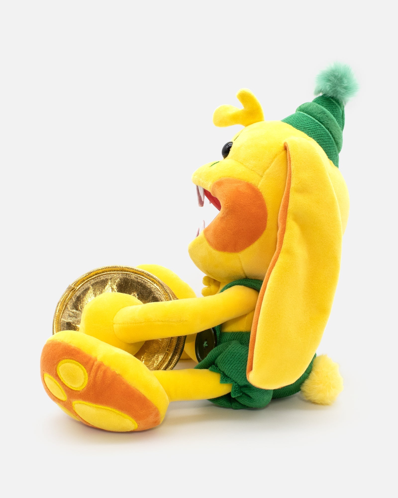 Scary Bunzo Bunny Plush – 15-Inch Soft Toy with Magnetic Cymbals | Poppy Playtime Chapter 4