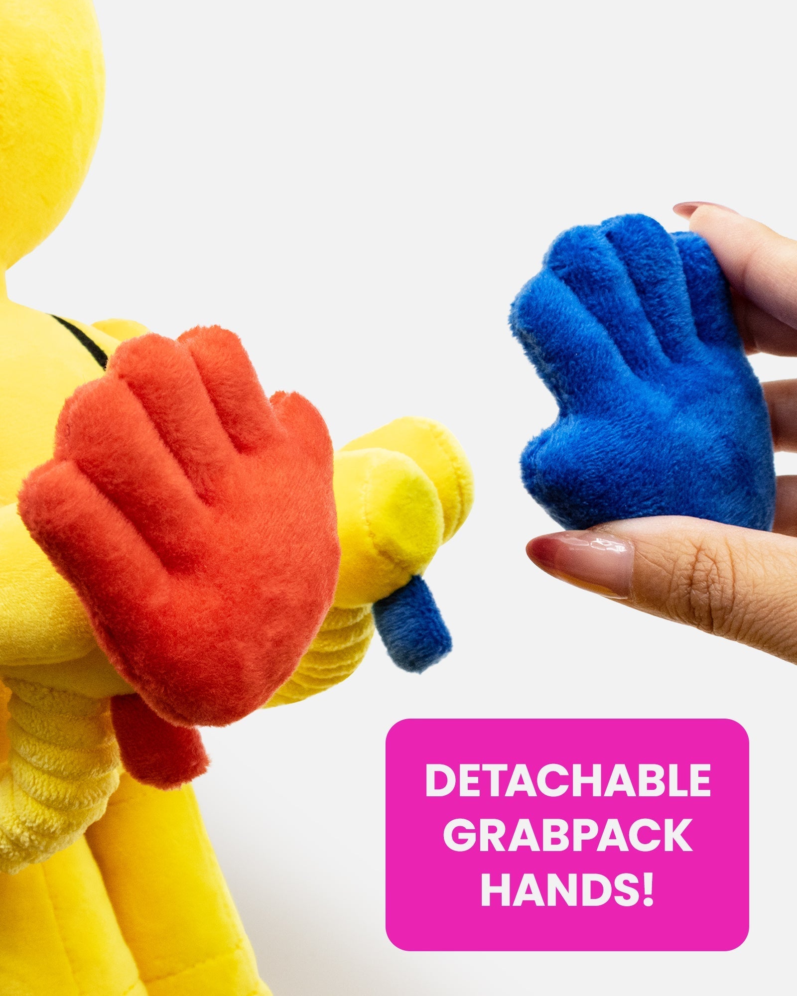 Player Avatar Plush – 13.5-Inch Soft Toy with Magnetic Hands | Poppy Playtime Chapter 4