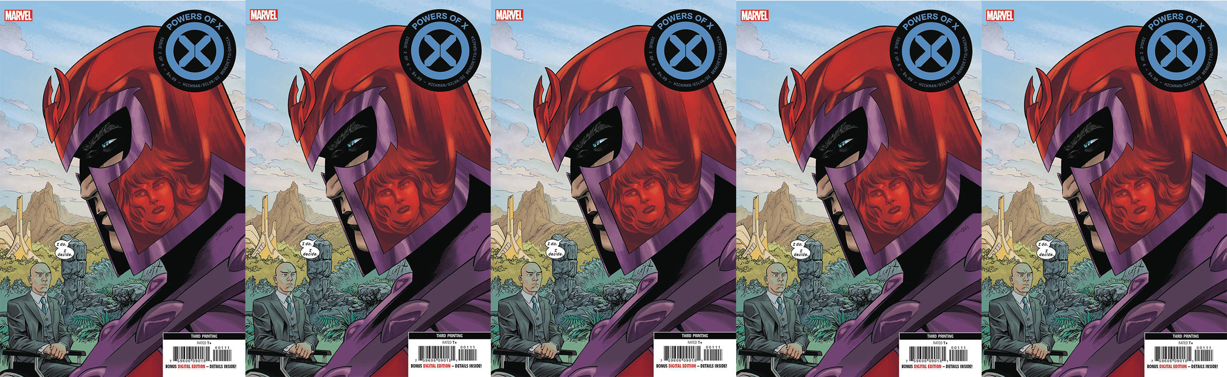 POWERS OF X #2 (OF 6) 3rd Print RB Silva Variant (09/25/2019) MARVEL