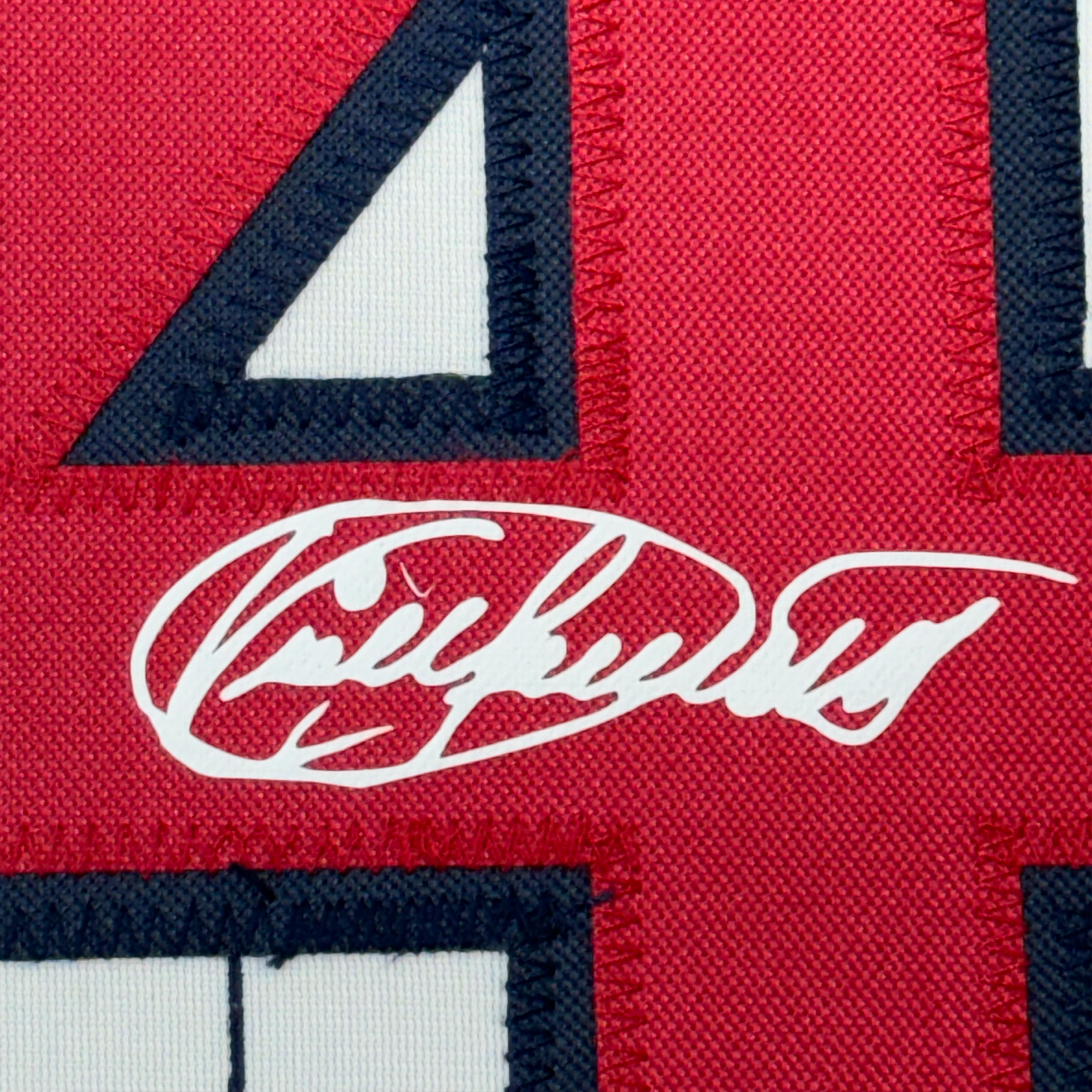 Framed Facsimile Autographed Kirby Puckett 35x39 Minnesota Pinstripe Reprint Laser Auto Baseball Jersey