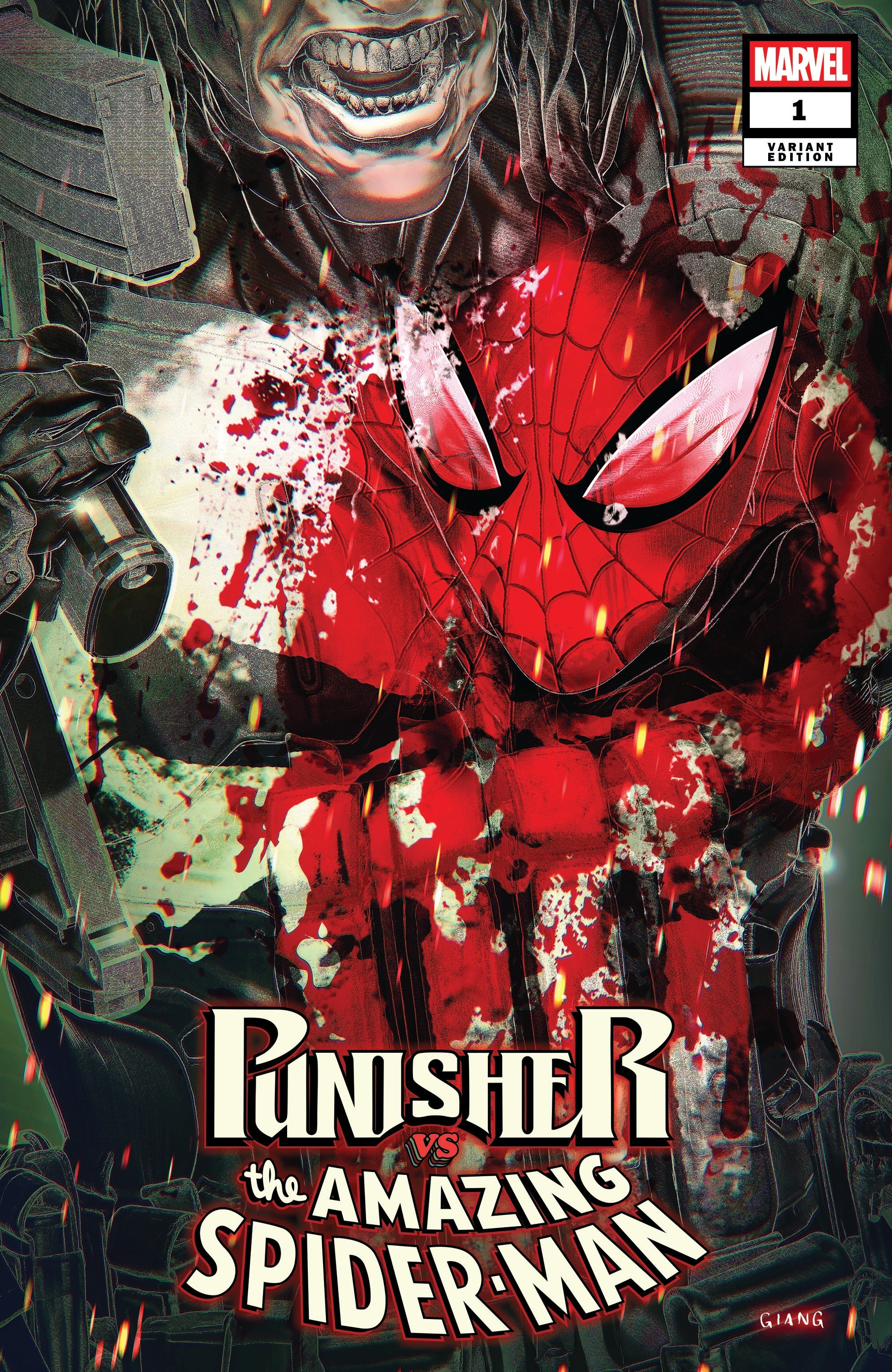 Punisher vs. Spider-Man #1 John Giang SDCC Exclusive