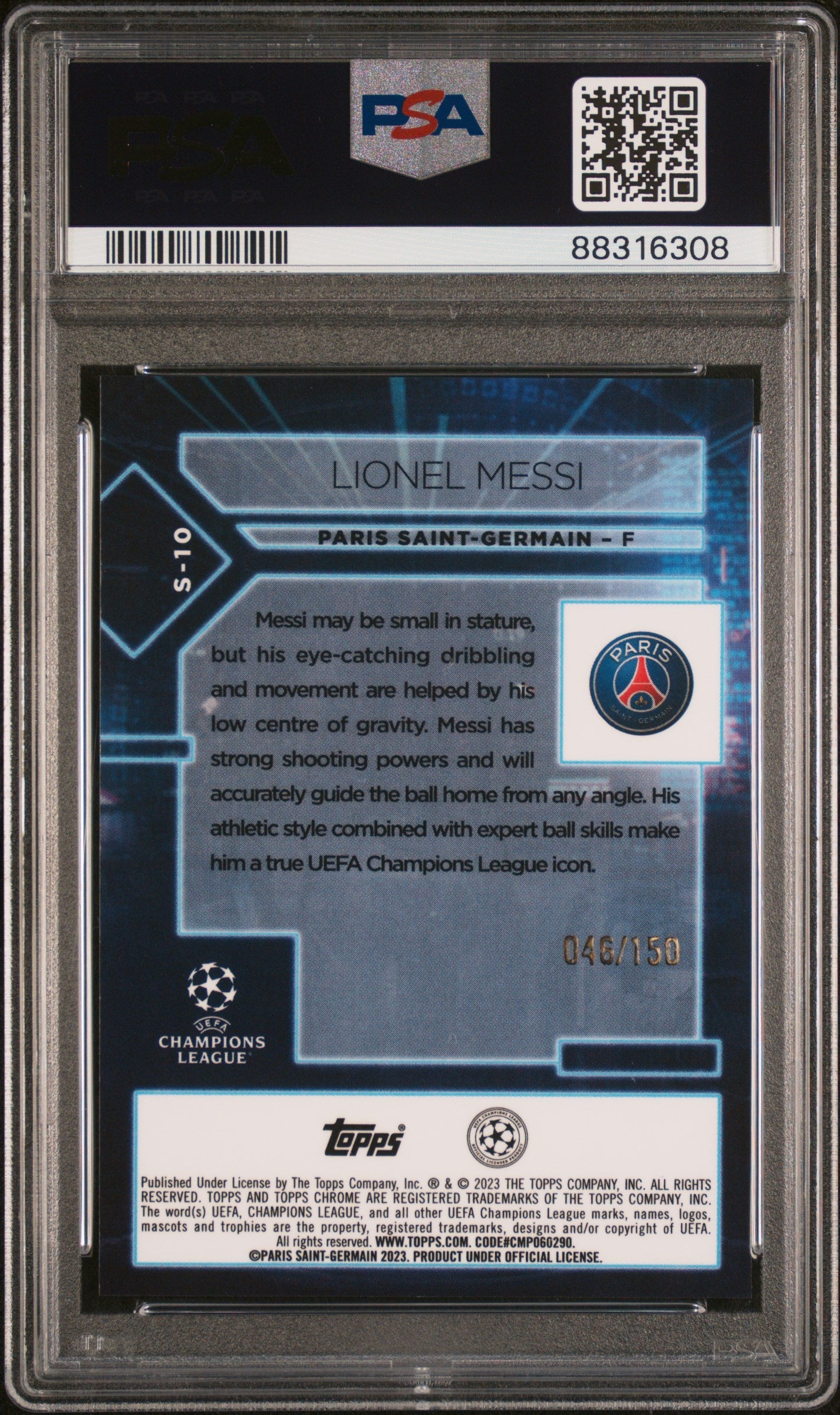 graded messi card Lionel Messi PSA 10 Graded Card Mystery Pack main image 1