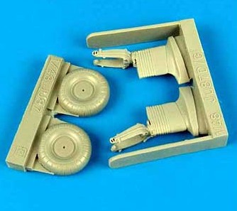 Quickboost 48260 1/48 Ju87 Stuka Uncovered Wheel II for HSG